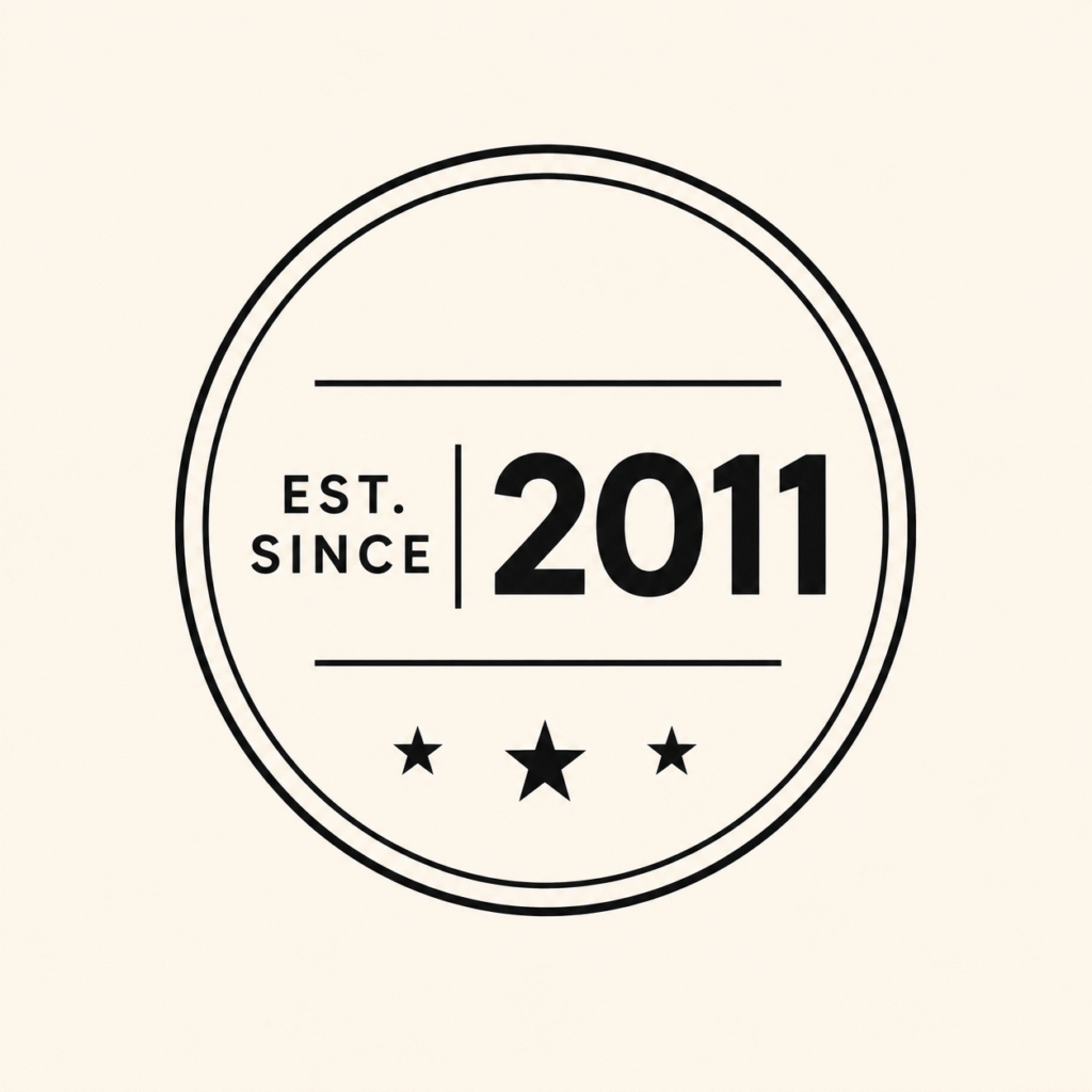 Established since 2011 badge